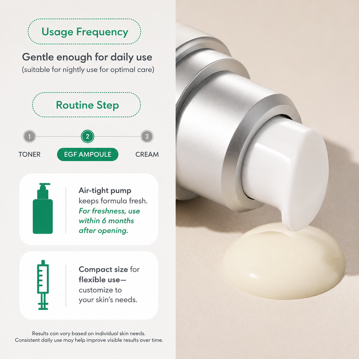 Seoun Repair Ampoule 5X – EGF Peptide Brightening Serum